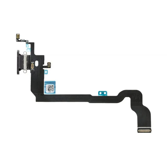 Replacement Charge/Data Connector incl. Flex Cable for Apple iPhone X Black OEM
