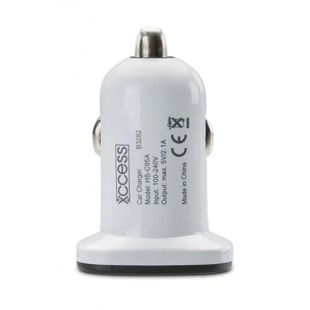 Xccess KFZ-Ladegerät Dual USB 2.1A Weiß