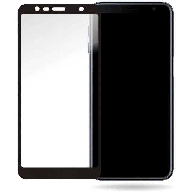 Mobilize Glass Screen Protector - Black Frame - Samsung Galaxy J6+
