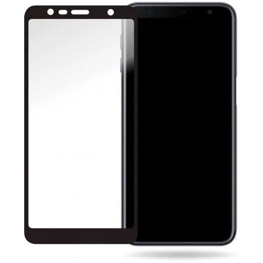 Mobilize Glass Screen Protector - Black Frame - Samsung Galaxy J6+