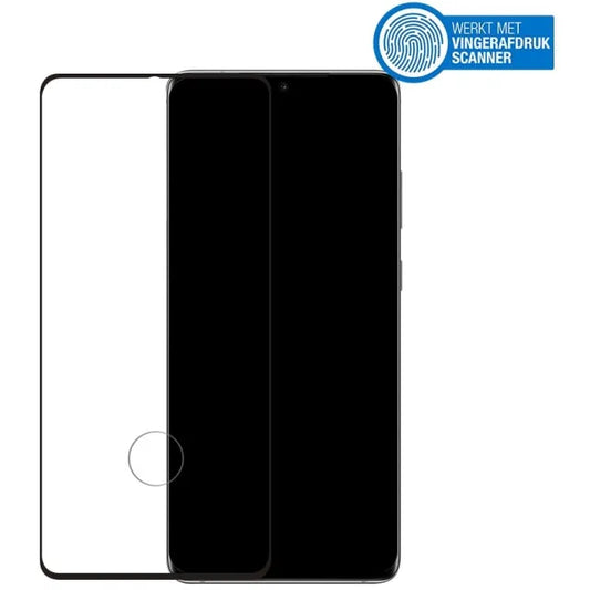 Mobilize Edge-To-Edge Glas Displayschutzfolie Samsung Galaxy S20/S20 5G mit schwarzem Rand und Kleber