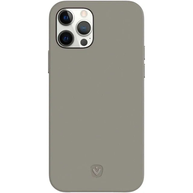 Valenta Leather Back Cover Snap Luxe Apple iPhone 12/12 Pro Grey