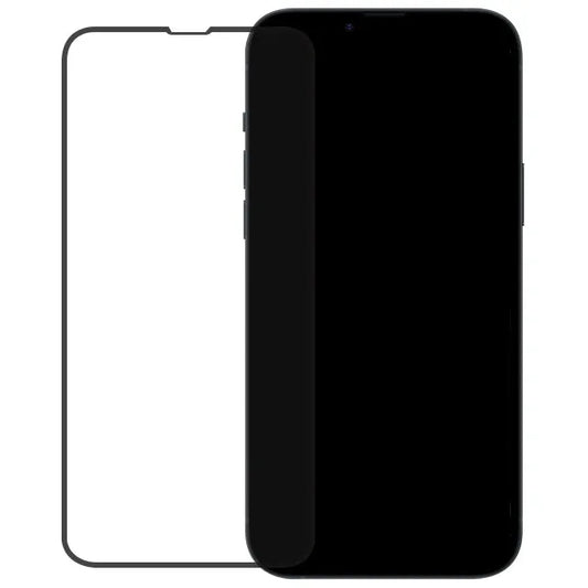 Mobilize Edge-To-Edge Glass Screen Protector Apple iPhone 13 Pro Max/14 Plus Black Full Glue