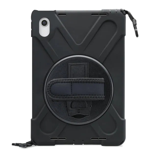 Xccess Survivor Coque de protection intégrale pour Apple iPad 10.9 (2022)/iPad 11 (2025) Noir (sans protection d'écran)