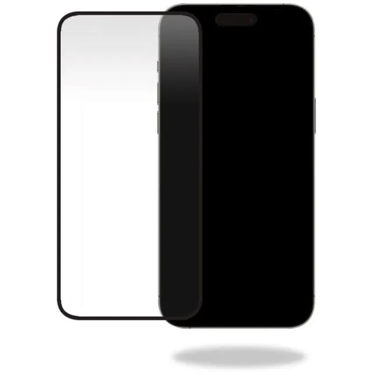 Mobilize Glass Screen Protector - Black Frame - Apple iPhone 15 Pro Max