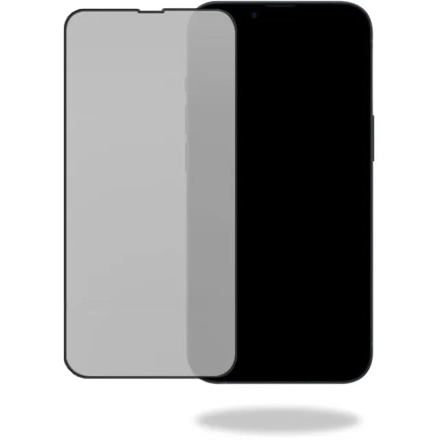 Mobilize Privacy Glass Displayschutzfolie – schwarzer Rahmen – für Apple iPhone 15 Pro