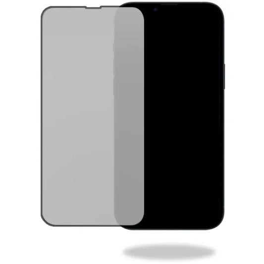 Mobilize Privacy Glass Displayschutzfolie - Schwarzer Rahmen - für Apple iPhone 15 Pro Max