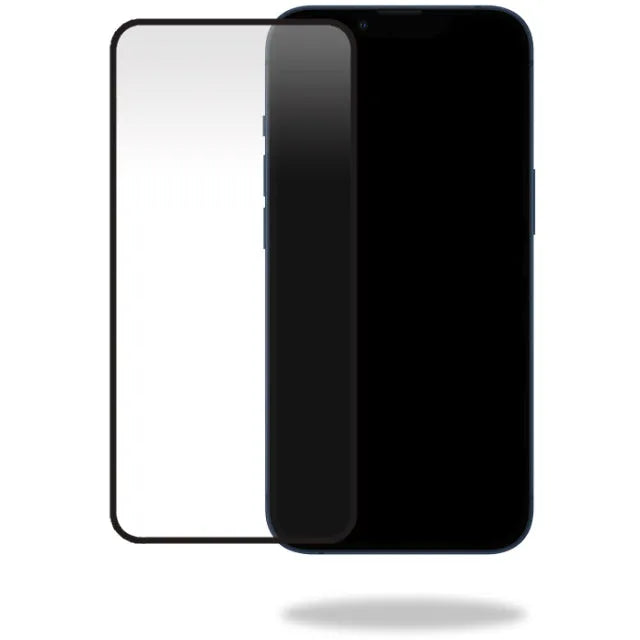 Mobilize Privacy Glass Displayschutzfolie – schwarzer Rahmen – für Apple iPhone 13/13 Pro/14