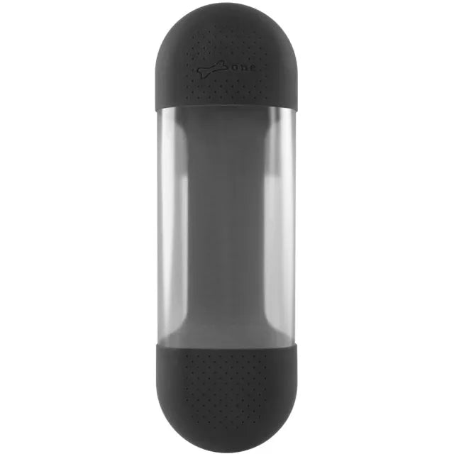 Bone Sportflasche Transparent/Schwarz