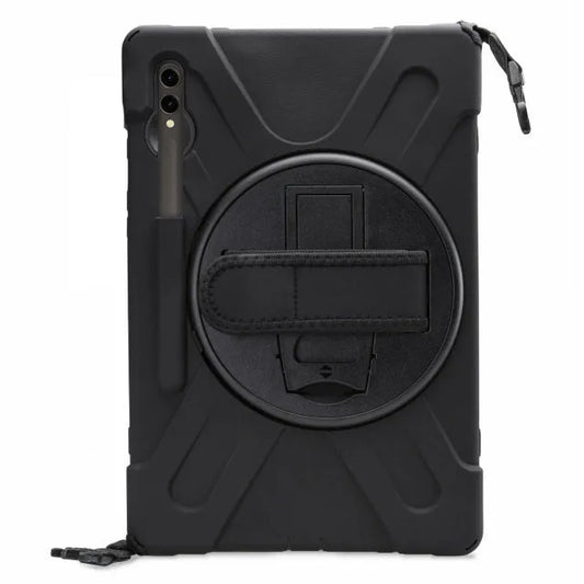 Xccess Survivor All-round Hülle Samsung Galaxy Tab S9+/S9 FE+/S10+ 12.4 Schwarz (ohne Displayschutz)