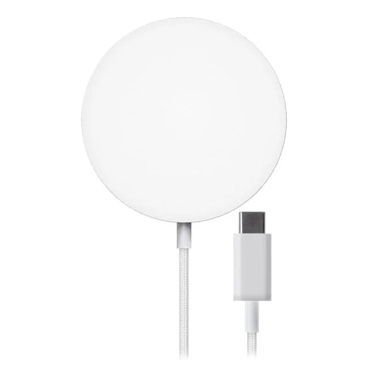 Mobilize Strong Magnetic Wireless Charger Magsafe Compatible 15W White - Acrylic