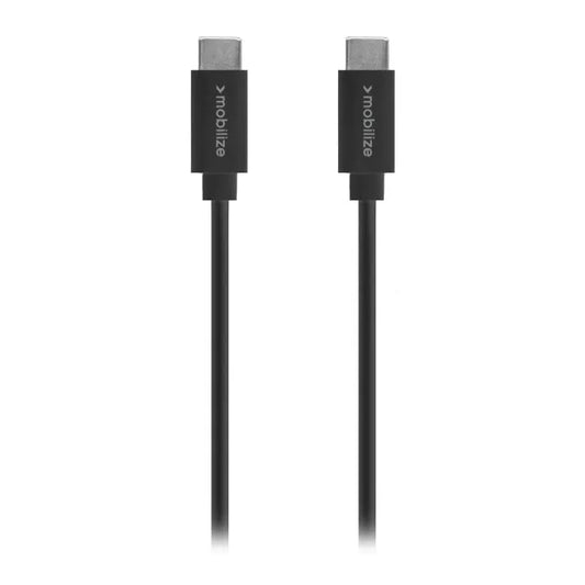 Mobilize Kabel USB-C auf USB-C 1m. 60W Schwarz (BULK)