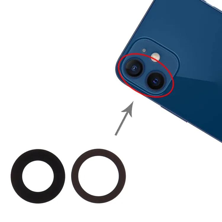 Achtercameralens (glas) voor iPhone 12 mini (2020)