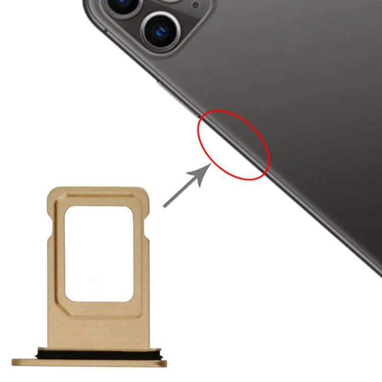 Simkaarthouder voor iPhone 11 (A2111, A2221, A2223) (geel) (2019)