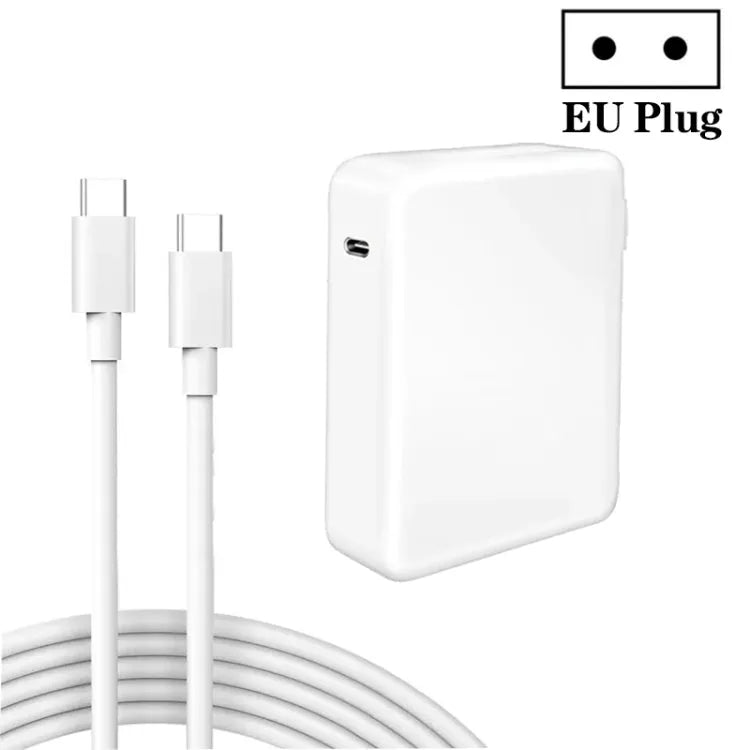 140W USB-C Adapter + 2m 5A USB-C zu USB-C Datenkabel für Apple M1 / M2 MacBook-Serie EU-Stecker