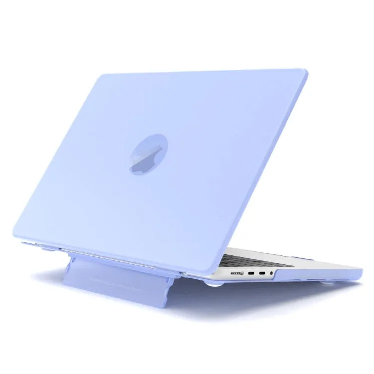Gefrostete, transparente Laptophülle für Macbook Pro 13 A1706/A1708/A1989/A2159/A2289/A2251/A2338 (Lila)