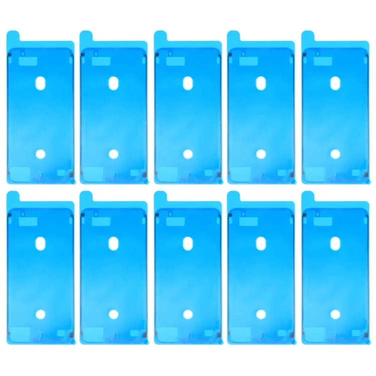 LCD-frame bezel stickers (10 stuks) voor iPhone 8 Plus (wit)