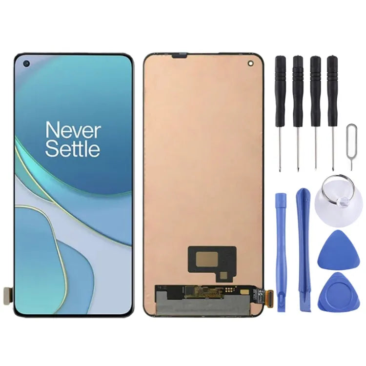 AMOLED-Displayeinheit für OnePlus 8T 5G KB2001 KB2000 KB2003 (Schwarz)