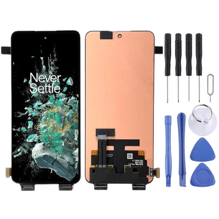 AMOLED Displayeinheit für OnePlus 10T CPH2415 CPH2413 CPH2417 (schwarz)