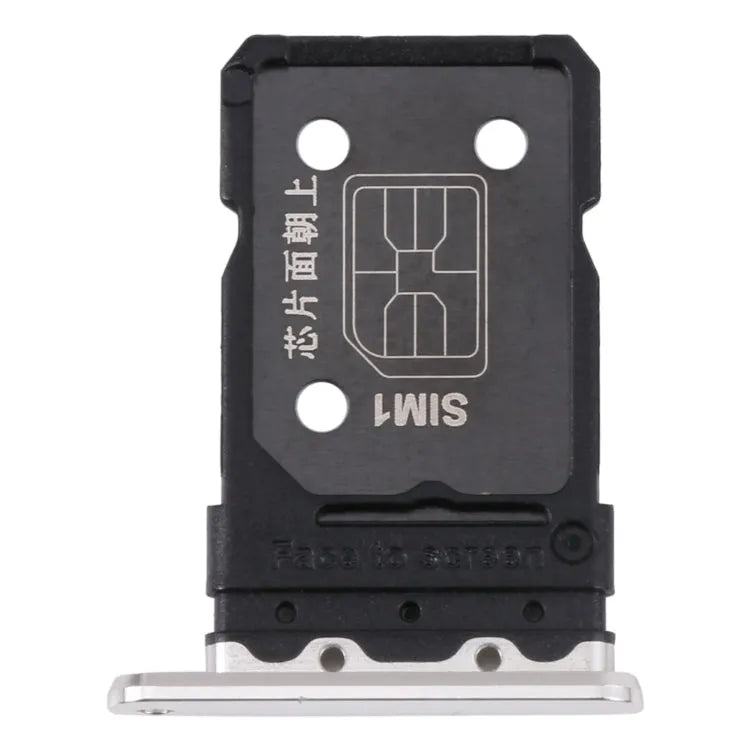 Simkaartlade voor OnePlus 10 Pro NE2210 NE2211 NE2213 NE2215 (zilver)