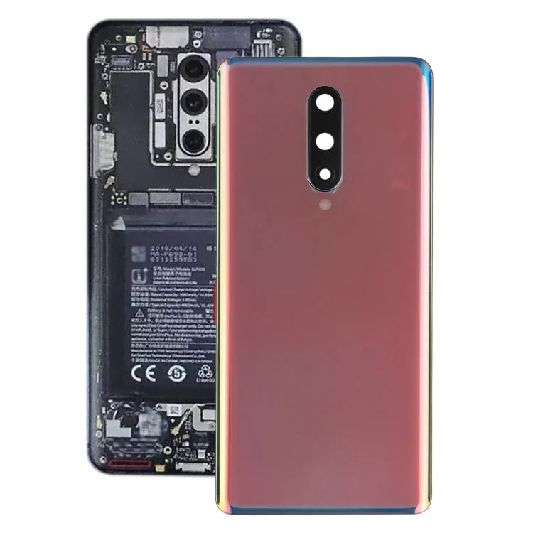 Backcover met cameralens voor OnePlus 8 (zilver)