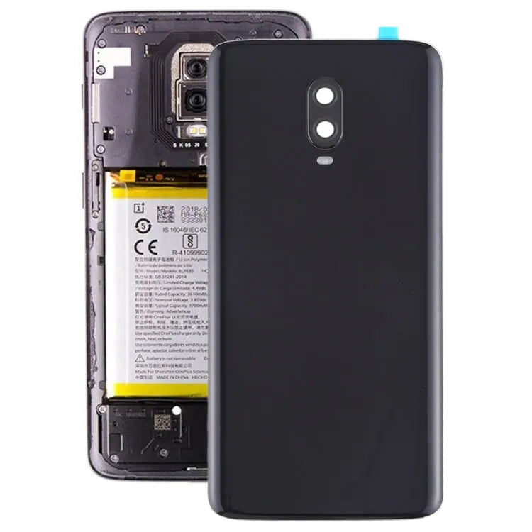 Rückseite für OnePlus 6T (Mirror Black)