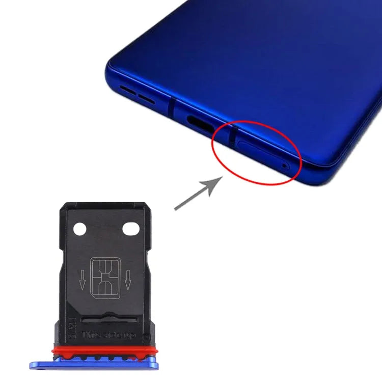 Simkaarthouder voor OnePlus 8 Pro (blauw)