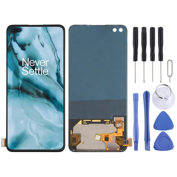 Displayeinheit für OnePlus Nord / 8 Nord 5G / Z AC2001, AC2003 (schwarz)