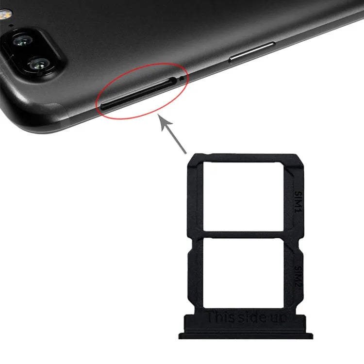 SIM-Kartenhalter für OnePlus 5T A5010 (Schwarz)