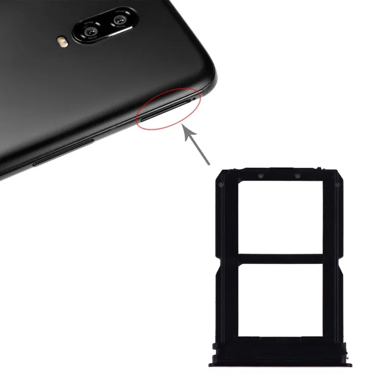 Simkaarthouder voor OnePlus 6T (zwart)