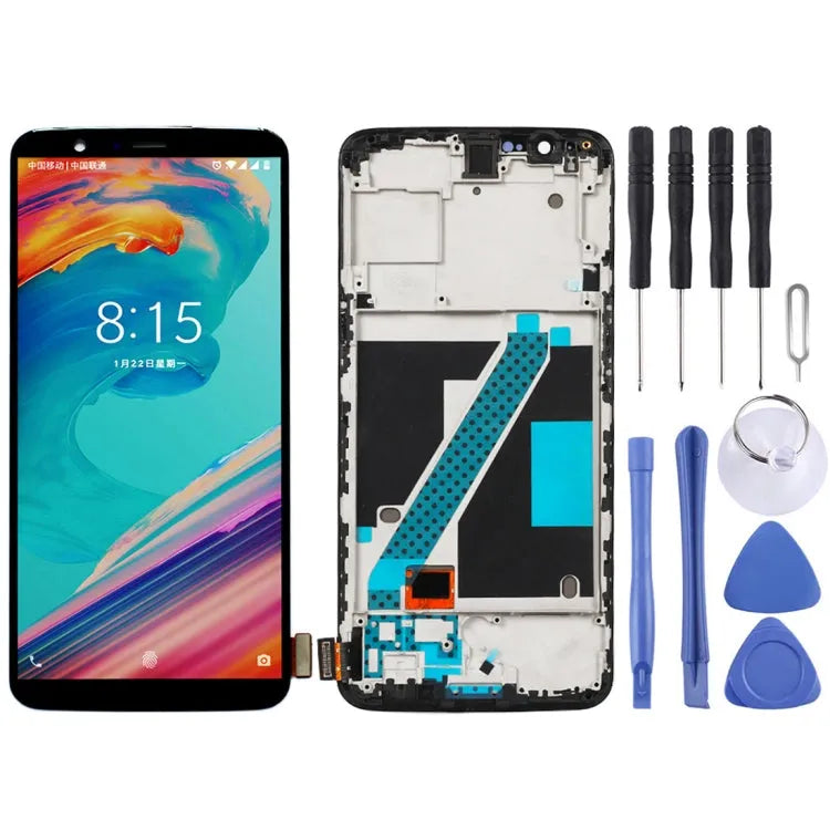 Display unit voor OnePlus 5T A5010 (zwart)