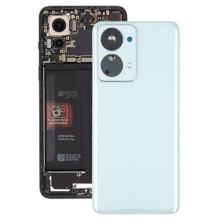 Backcover voor OnePlus Nord 2T CPH2399 CPH2401 (groen)