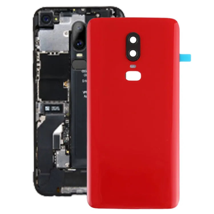 Backcover voor OnePlus 6 (rood)