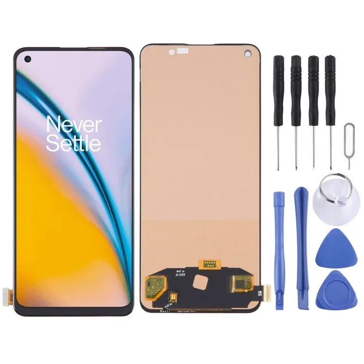 TFT display unit voor OnePlus Nord 2 5G DN2101 DN2103 (zwart)