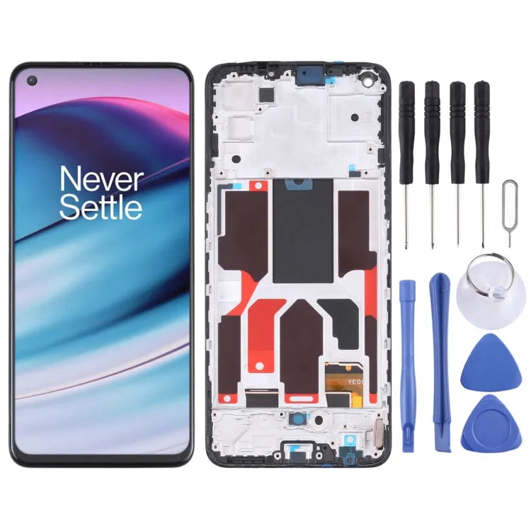 Display unit met frame voor OnePlus Nord CE 5G