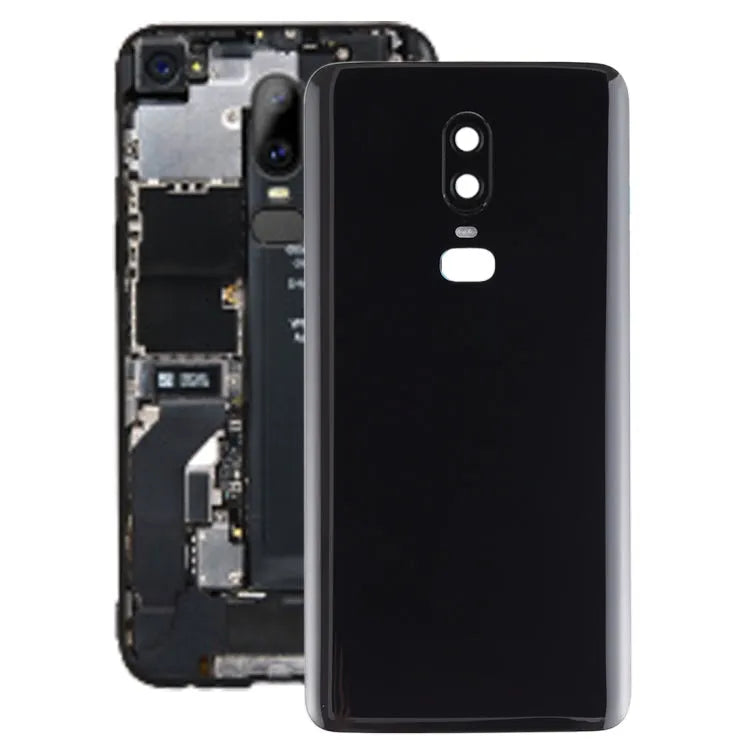 Backcover voor OnePlus 6 (zwart)
