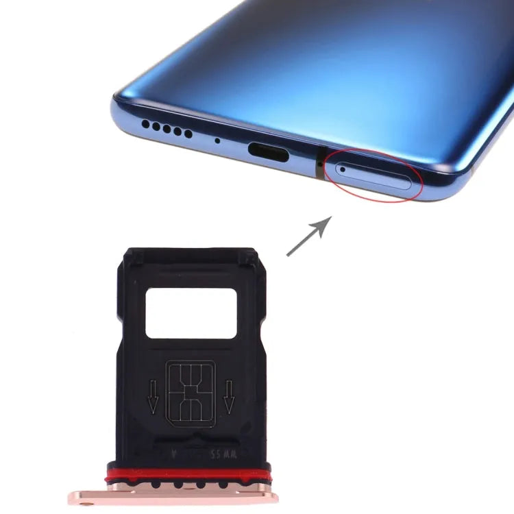 Simkaarthouder voor OnePlus 7 Pro (goud)