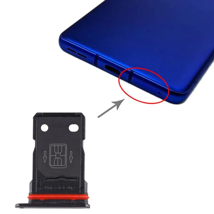 Simkaarthouder voor OnePlus 8 Pro (zwart)