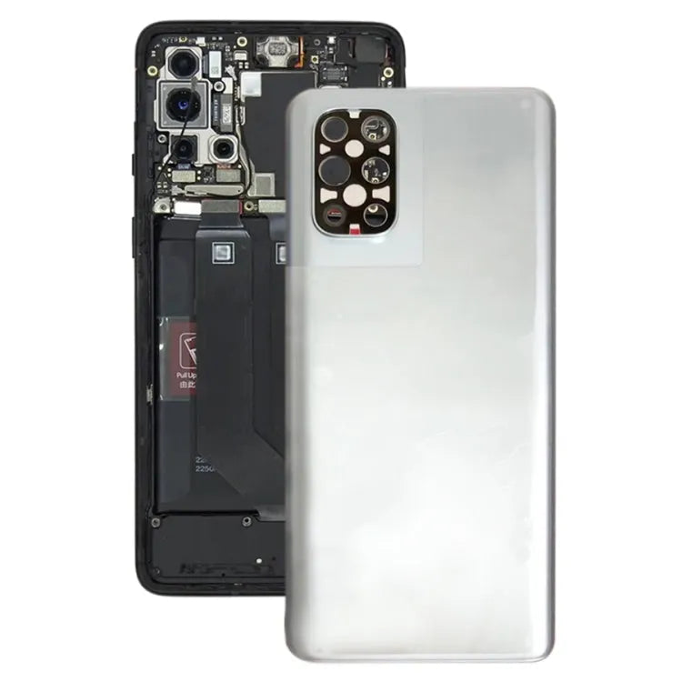 Achterklep voor OnePlus 8T+ 5G (zilver)