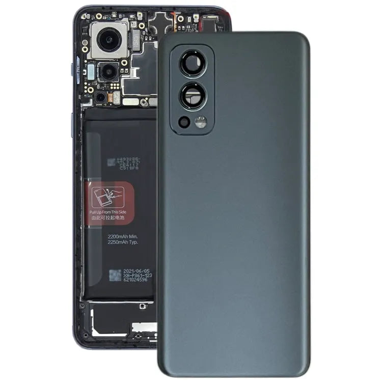 Achterklep voor OnePlus Nord 2 5G (grijs)