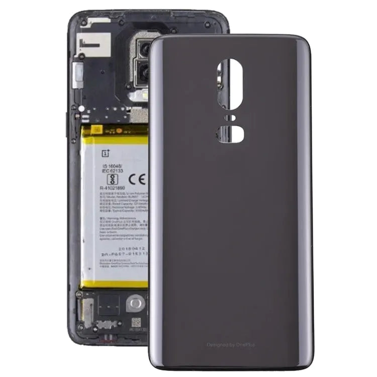 Backcover voor OnePlus 6 (jet black)