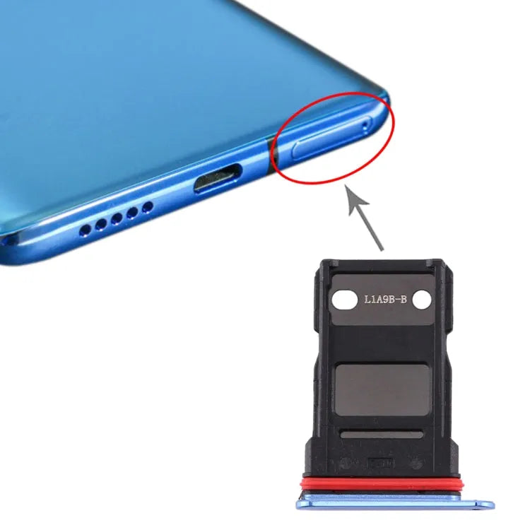 Simkaarthouder voor OnePlus 7T (blauw)