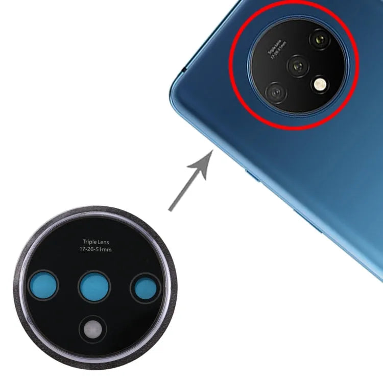 Cameralens voor OnePlus 7T (zilver)