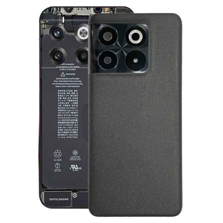 Backcover met cameralens voor OnePlus Ace Pro PGP110 (zwart)