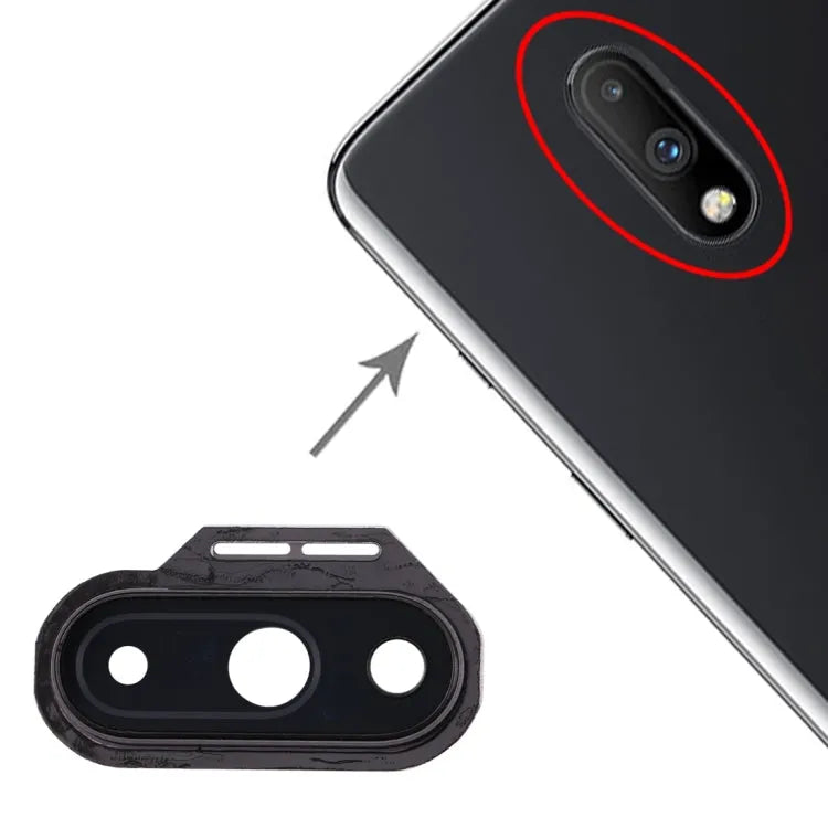 Cameralens (cover) voor OnePlus 7 (grijs)