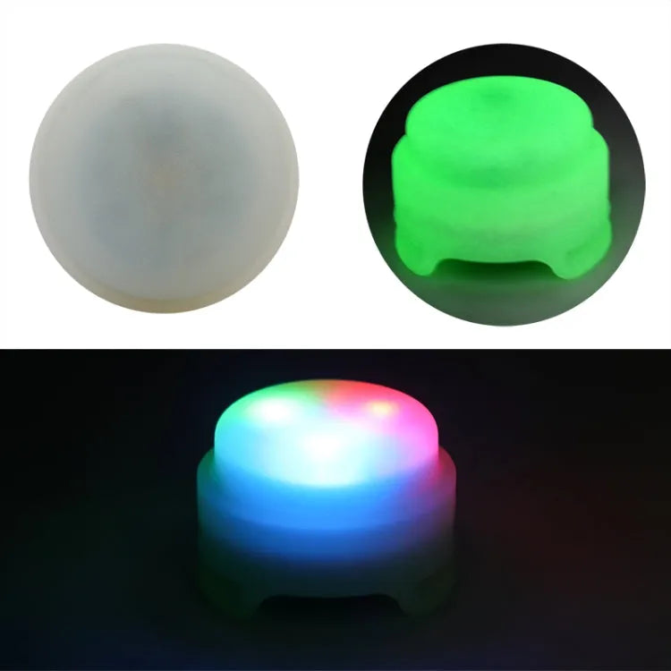 Siliconen halsbandhouder met lichtje voor Apple AirTag (wit)
