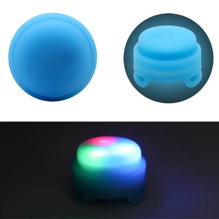 Halsbandhouder voor huisdieren met licht voor Apple AirTag (donkerblauw)
