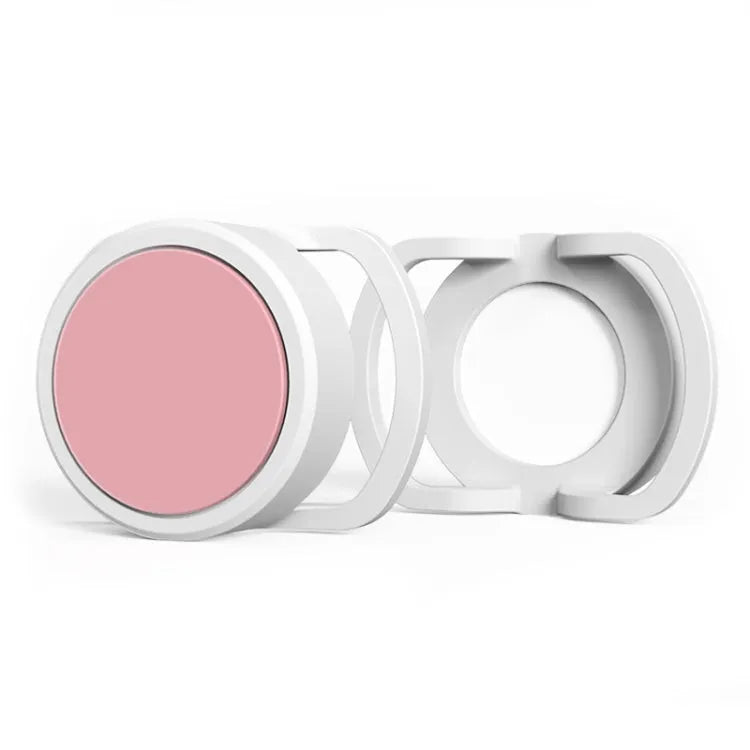 Apple AirTag siliconen houder 2 stuks 30mm (wit + roze)