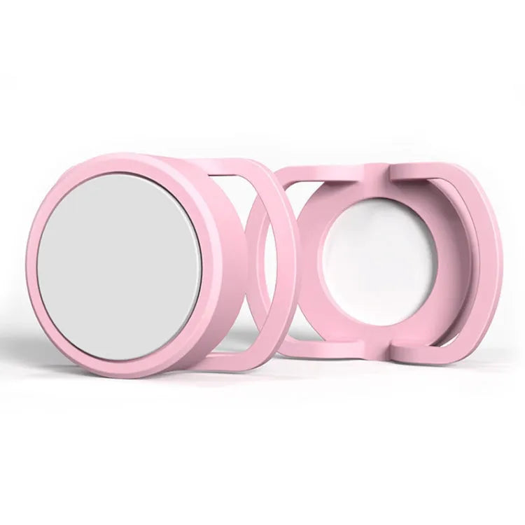 Apple AirTag siliconen houder 2 stuks 30mm (roze + wit)