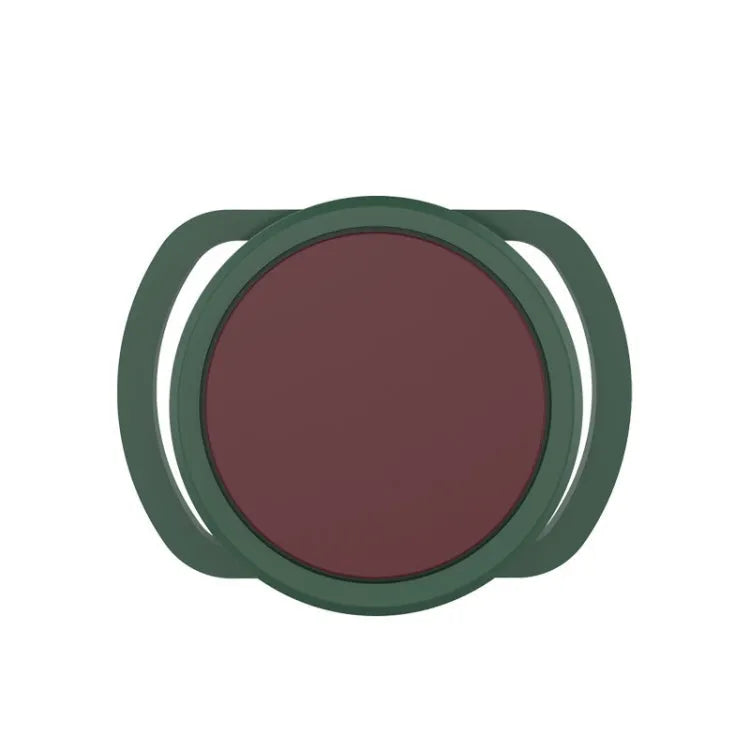 Anti-verlies siliconen hoesje (2 stuks) voor Apple AirTag, maat 24 mm (donkergroen + wijnrood)